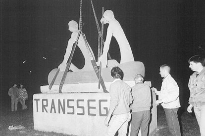 Primer any que es va celebrar al juliol i centenars de persones es van congregar al pont d’Escalera per veure el primer tram de baixada.