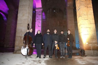 El Dipòsit acogió ayer la propuesta musical ‘Líquid Drones. Immersió sonora’, del colectivo Free’t.