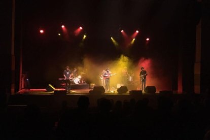 Un moment del concert de Joan Colomo dissabte a Balaguer.