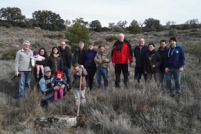 La reforestación se llevó a cabo en la finca comunal de Calafa.