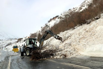 El alud se registró en la parte pallaresa del puerto, pocos kilómetros antes del refugio de Les Ares.