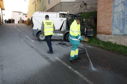 El tram del carrer Cavalleria en el qual es va produir l’accident no té cap tipus de vorera.