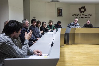 Un momento de la reunión del pasado miércoles.