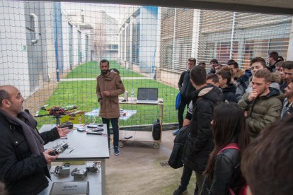 Una de las actividades organizadas ayer en la jornada de campus abiertos de la UdL 