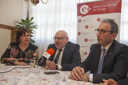 El conseller Baiget aquest divendres a la Cambra de Comerç de Tàrrega.