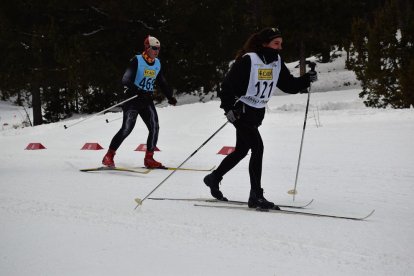 Dos dels participants, durant la competició.