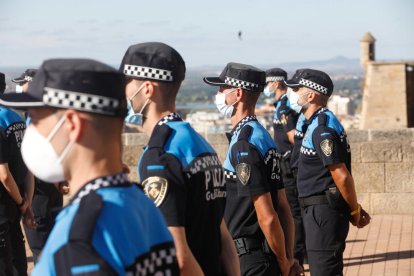 Imagen de archivo de toma de posesión de nuevos agentes de la Guàrida Urbana de Lleida.