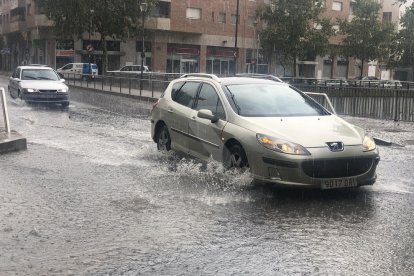 Tiró árboles e inundó calles y campos.