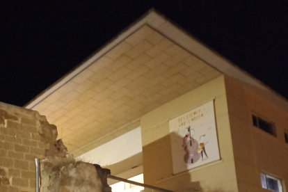 l'edifici de l'Orfeó Lleidatà de nit