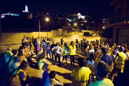 Visita nocturna a Cervera durante el mes de agosto.