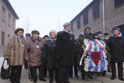 Recuerdo en Auschwitz a las víctimas del Holocausto nazi