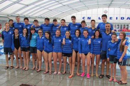 El CN Lleida brilla en el Circuit Infantil de natación con 21