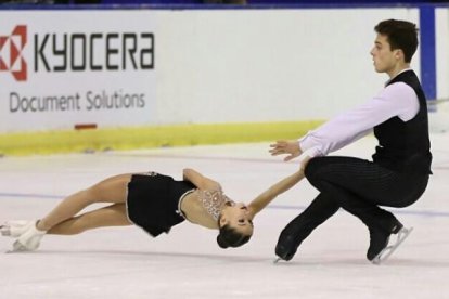 Tòn Cónsul y Alexanne Bouillon durante su actuación en el Bavarian Open de Alemania.