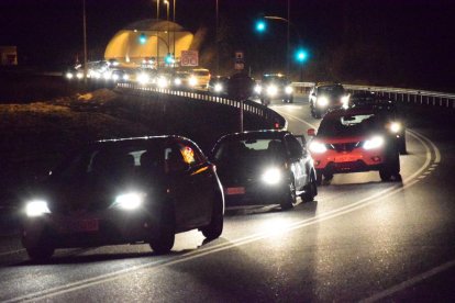 Colas ayer por la tarde de hasta ocho kilómetros en la N-145 entre Andorra y La Seu d’Urgell.