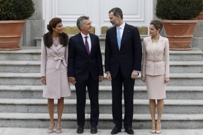 Macri es va reunir amb Felip VI i va dinar amb els reis a la Zarzuela.