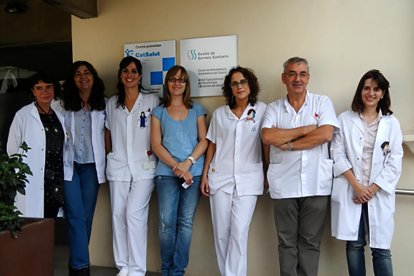 L’equip que forma la Unitat d’Atenció a les Síndromes de Sensibilització Central del Santa Maria.