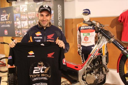 Exposició dedicada a Toni Bou del Museu de la Moto de 