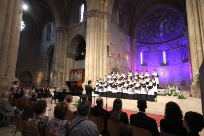 L’Escolania de Montserrat va actuar a la Seu Vella de Lleida el 2014.