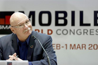 Uno de los principales organizadores del MWC, John Hoffman.