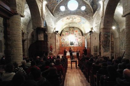 El quartet En Clau de Do, divendres a Santa Maria d’Arties.