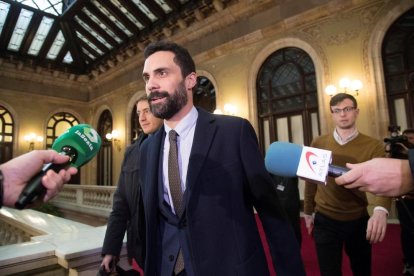 El president del Parlament, Roger Torrent.