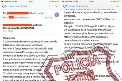 Extorsió amb imatges sexuals a la xarxa