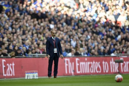 Robert Martínez elude hablar del supuesto interés del Real Madrid por contratarle.