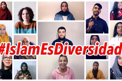 Captura del vídeo de la campaña #IslamEsDiversidad. 