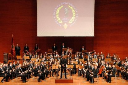 Foto de la Banda Simfònica Unió Musical de Lleida.