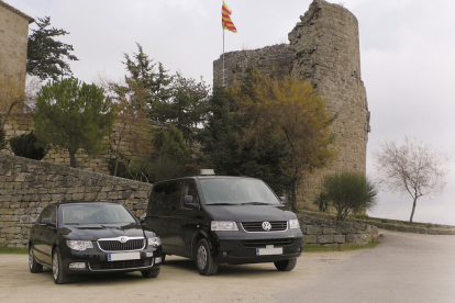 Els taxis que presten el servei de transport a la demanda.