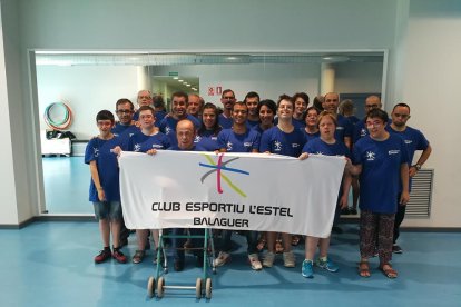 A la imatge, els esportistes del Club L’Estel que competiran als Jocs.