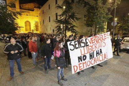 Manifestació per reivindicar les “llibertats democràtiques”