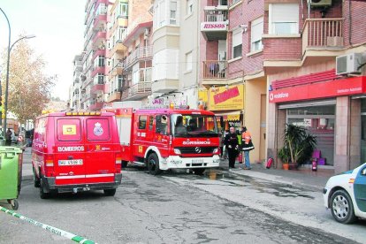 Imatge d’arxiu d’una actuació dels bombers a Fraga.