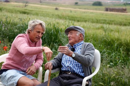 Jesús Calleja con ‘el Tato’.