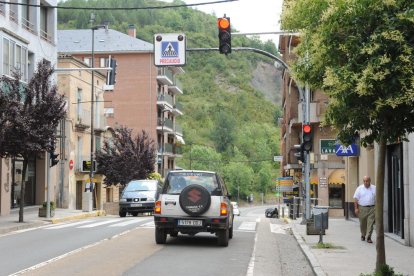 Imatge d’arxiu de l’N-230 al seu pas pel Pont de Suert.