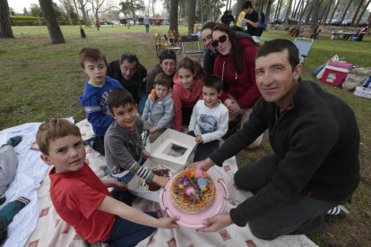 El principal protagonista del dia van ser aquestes tradicionals postres dolces.