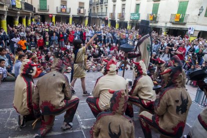 El maratón diablero en Cervera culmina con el Ball Parlat