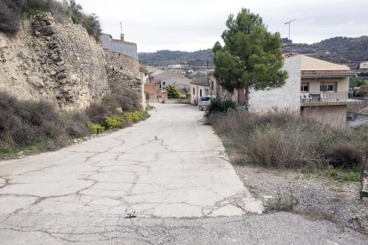 Vista general del carrer de la Bovera.