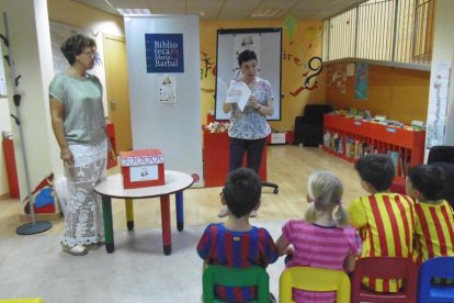 Activitat infantil recent a la biblioteca Maria Barbal de Tremp.