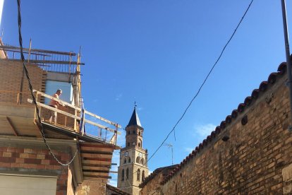 Imagen del centro histórico de Fraga.