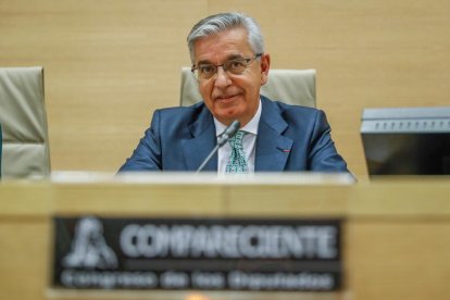 Manuel Sánchez Corbí, en una comparecencia en el Congreso.