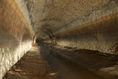 Estado del túnel antes de las obras de reforma.