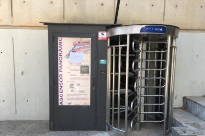 Ascensor del Canyeret, averiado por actos vandálicos