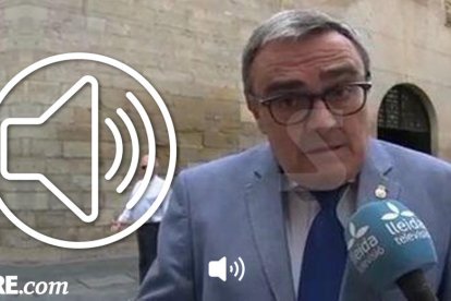 AUDIO. Declaraciones de Àngel Ros sobre el registro de la Policía Nacional en Lleida