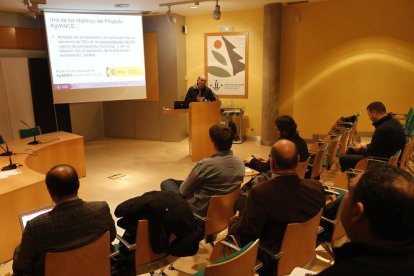 II Jornada d’Agricultura de Precisió, en la qual es van presentar aquests avenços ahir a la UdL.