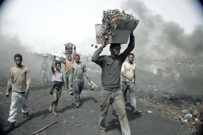 El vertedero de Agbogbloshie en Ghana es uno de los lugares más contaminados del mundo.