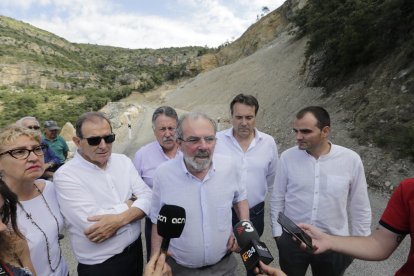 L'acte de reobertura de la carretera de Castell de Mur.