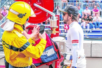 Alonso, mejor tiempo en Le Mans