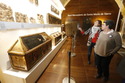 Exposición en Sigena con las obras de arte trasladadas desde Lleida.