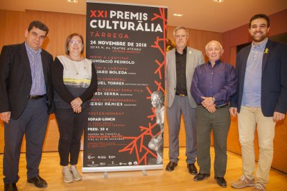 Presentació ahir de la gala dels Premis Culturàlia de Tàrrega.